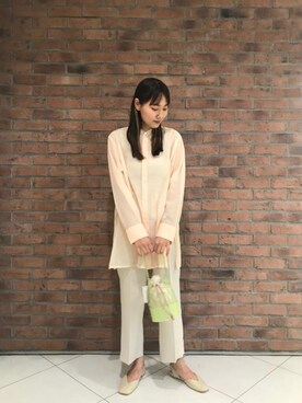 Saki Tanakaさん(レディース・164cm)の春コーディネート
