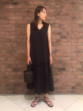 Saki Tanakaさん（レディース・164cm）の夏コーディネート