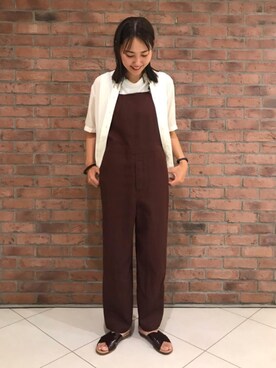 Saki Tanakaさん（レディース・164cm）の夏コーディネート