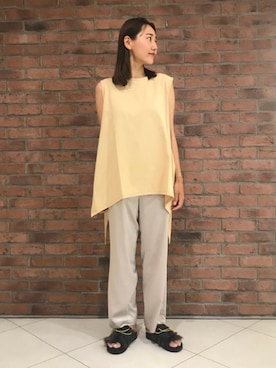 Saki Tanakaさん（レディース・164cm）の夏コーディネート