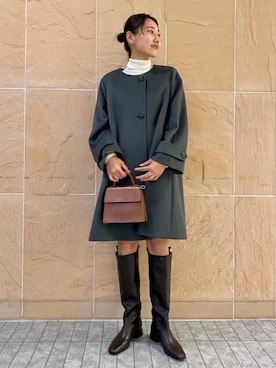 Saki Tanakaさん（レディース・164cm）の秋コーディネート