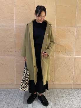 「YETI（イエティ）のアイテム」を使った、Saki Tanakaさん（レディース・164cm）の秋コーディネート