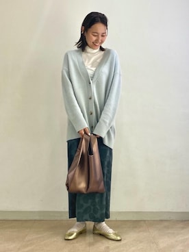 Saki Tanakaさん(レディース・164cm)の冬コーディネート