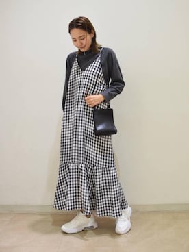 「NIKE（ナイキ）の＜NIKE（ナイキ）＞AIR MAX Verona SE エアマックスベローナ/スニーカー ◆（スニーカー）」を使った、Saki Tanakaさん（レディース・164cm）の春コーディネート