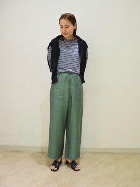 Saki Tanakaさん（レディース・164cm）の春コーディネート