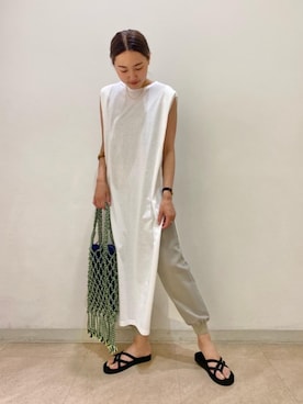 Saki Tanakaさん（レディース・164cm）の夏コーディネート