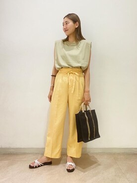 Saki Tanakaさん（レディース・164cm）の夏コーディネート