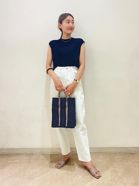 Saki Tanakaさん（レディース・164cm）の夏コーディネート