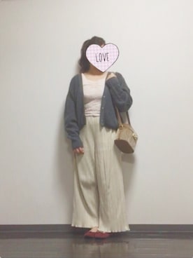「NANO universe（ナノユニバース）のアイテム（バレエシューズ）」を使った、kanasica*さん（レディース・156cm）の春コーディネート