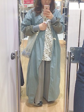 「beautiful people」｜「アイテム（ミリタリージャケット）」を使った、kanasica*さん（レディース・156cm）の春コーディネート