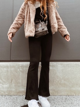 「oneway glamorous（ワンウェイグラマラス）のアイテム」を使った、achanさん（レディース・166cm）の秋コーディネート