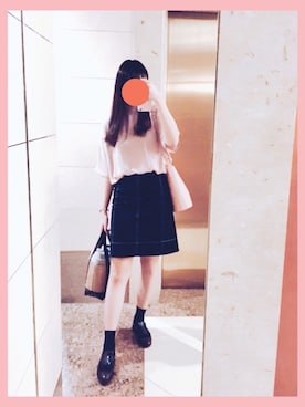  cherry. 🎈さん（レディース・172cm）の春コーディネート