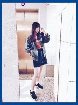  cherry. 🎈さん（レディース・172cm）の春コーディネート