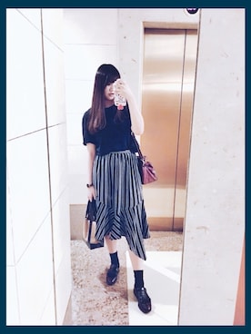  cherry. 🎈さん（レディース・172cm）の春コーディネート