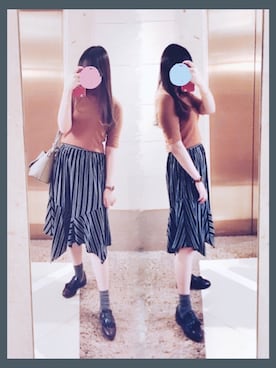 「アイテム（バングル/リストバンド）」を使った、 cherry. 🎈さん（レディース・172cm・20代）の夏コーディネート