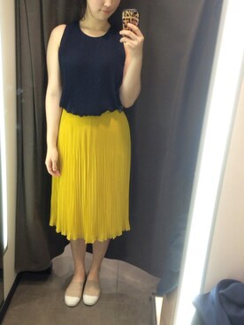 「ZARA（ザラ）のアイテム（シャツ/ブラウス、その他）」を使った、honeybeeさん（レディース）の秋コーディネート