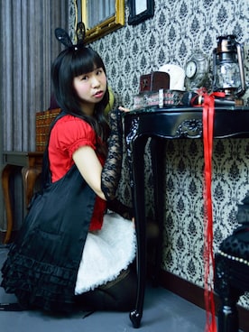 「RONI（ロニィ）のアイテム」を使った、ゆみかさん（レディース・157cm）の夏コーディネート