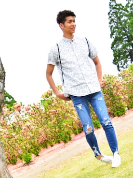 Kenta.comさん（メンズ・187cm）の春コーディネート