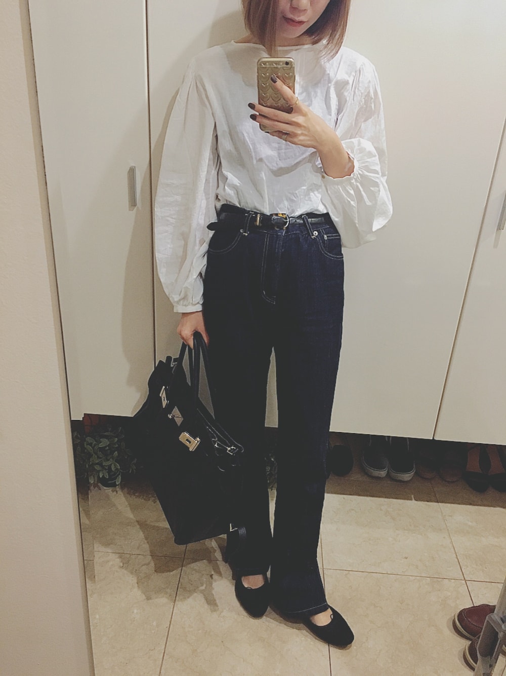 6(ROKU)＞PAD GATHER BLOUSE/ﾌﾞﾗｳｽ ◇を使った人気ファッション