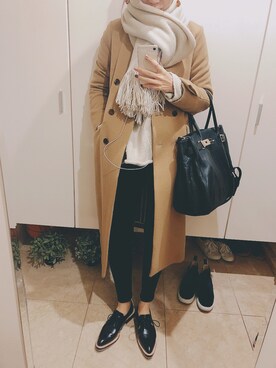 「VINCA（ヴィンカ）のアイテム（その他アウター）」を使った、aaaaaさん（レディース・163cm）の秋コーディネート