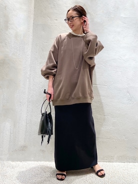 Curensology(カレンソロジー)/コットンリブタイトスカートを使った人気