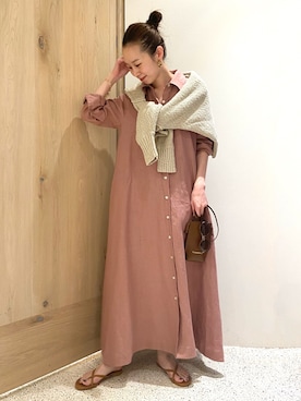 「TKEES（ティキーズ）のアイテム」を使った、c_ha_taさん（レディース・158cm）の春コーディネート