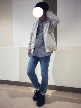 Ma 1 ベージュ系 を使った チェックシャツ のコーディネート一覧 Wear