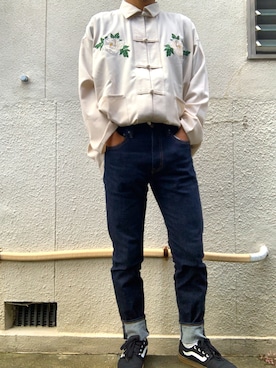 「jouetie（ジュエティ）のアイテム」を使った、Michelさん（メンズ・170cm）の秋コーディネート