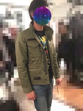 「NHIZのアイテム（ジャケット/アウター）」を使った、WillLinさん（メンズ・174cm）の冬コーディネート