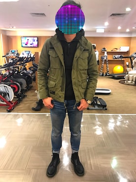 「NHIZのアイテム（ジャケット/アウター）」を使った、WillLinさん（メンズ・174cm）の冬コーディネート