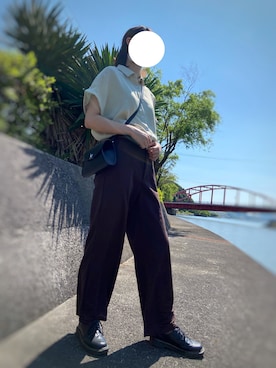 「BARCOS（バルコス）のアイテム」を使った、pojiさん（レディース・161cm）の夏コーディネート