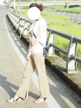 「BARCOS（バルコス）のアイテム」を使った、pojiさん（レディース・161cm）の秋コーディネート