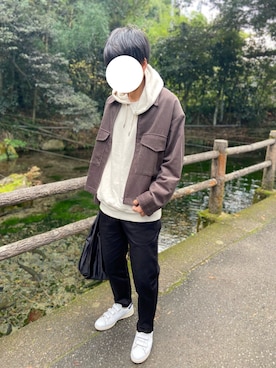 「リドム」｜「アイテム（ブルゾン）」を使った、pojiさん（メンズ・173cm）の秋コーディネート