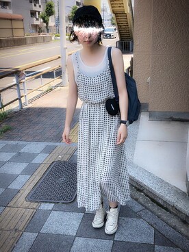 偲央さん(レディース・163cm)の夏コーディネート
