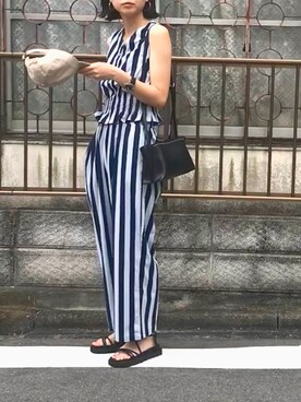 偲央さん（レディース・163cm）の夏コーディネート