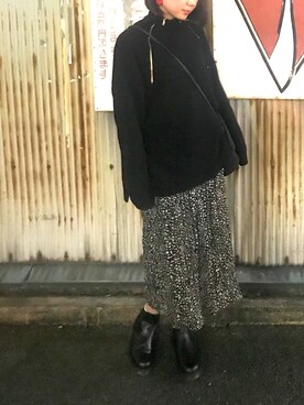 偲央さん（レディース・163cm）の秋コーディネート