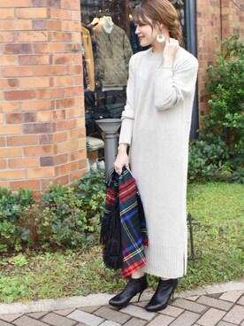 Arakawaさん（レディース・156cm）の秋コーディネート