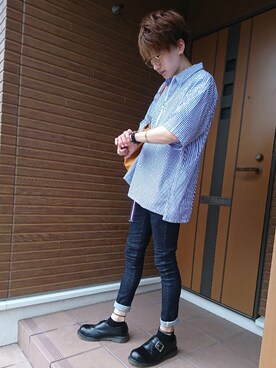 「COLLECTORS（コレクターズ）のアイテム」を使った、yutaさん（メンズ・172cm）の夏コーディネート