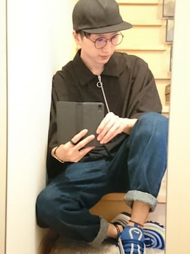 「airmax」｜「アイテム（その他）」を使った、yutaさん（メンズ・171cm）の秋コーディネート