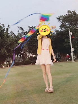 「Mo&Co.（モーアンドコー）のアイテム（ワンピース/ドレス）」を使った、Joyさん（レディース・165cm）の夏コーディネート