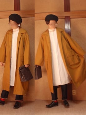 「YAECA（ヤエカ）のアイテム（ワンピース/ドレス）」を使った、むみむうさん（レディース・168cm）の春コーディネート