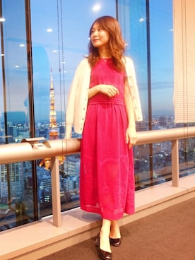 西川 瑞希さん（レディース・157cm）の冬コーディネート