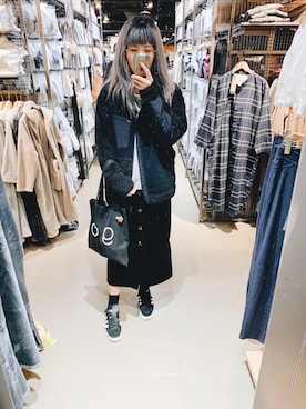 「TAIPEI」｜「アイテム（その他アウター）」を使った、TORUさん（レディース・171cm）の冬コーディネート