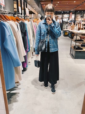 「丹寧」｜TORUさん（レディース・171cm）の春コーディネート