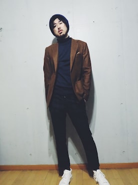「UK」｜「アイテム（ジャケット/アウター）」を使った、Kensuke Kobayashiさん（メンズ・183cm）の秋コーディネート