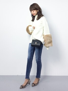 erikoさん（レディース・152cm）の冬コーディネート