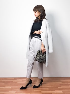 erikoさん（レディース・152cm）の冬コーディネート