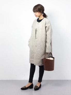 erikoさん（レディース・152cm）の冬コーディネート