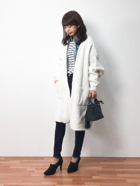 erikoさん（レディース・152cm）の冬コーディネート