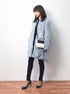 erikoさん（レディース・152cm）の冬コーディネート